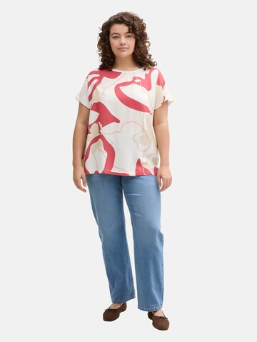 T-shirt Tom Tailor Women + en blanc