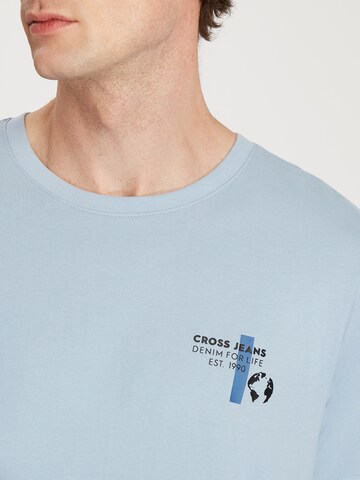 CROSS JEANS T-Shirt in Blau