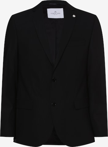 Andrew James Regular fit Business Blazer ' Brad-J ' in Black: front