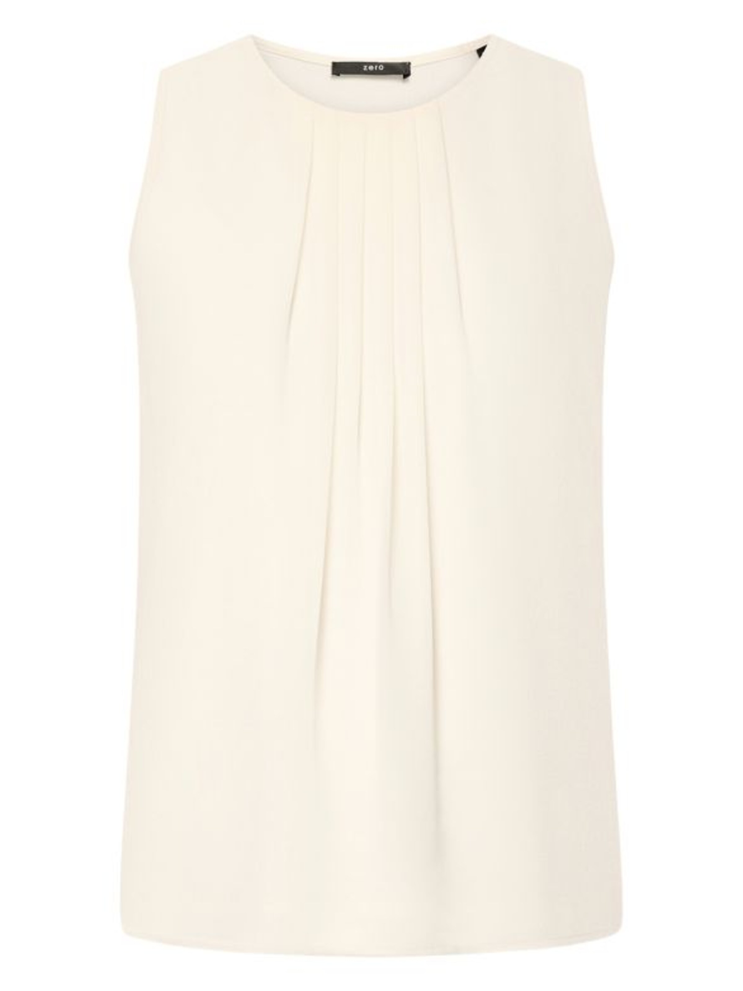 zero Blouse in Wit: voorkant