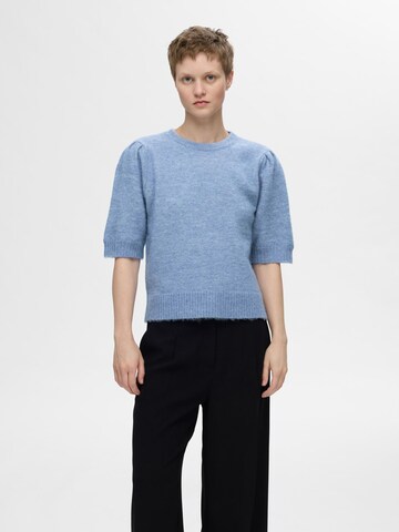 SELECTED FEMME Pullover i blå: forside