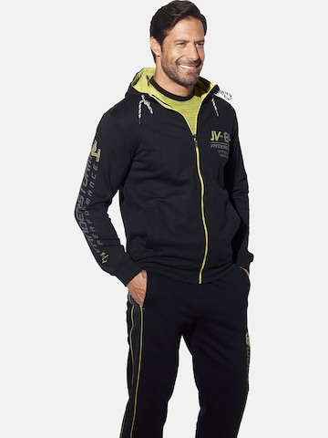 Jan Vanderstorm Sweat jacket 'Sigstad' in Black: front