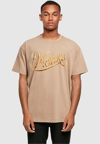ABSOLUTE CULT Shirt 'Wonka' in Beige: voorkant
