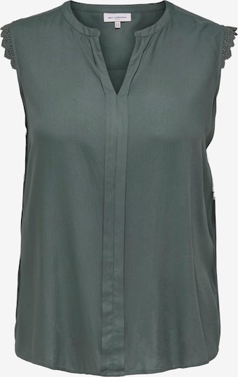 ONLY Carmakoma Blusa 'Mumi' en verde oscuro, Vista del producto