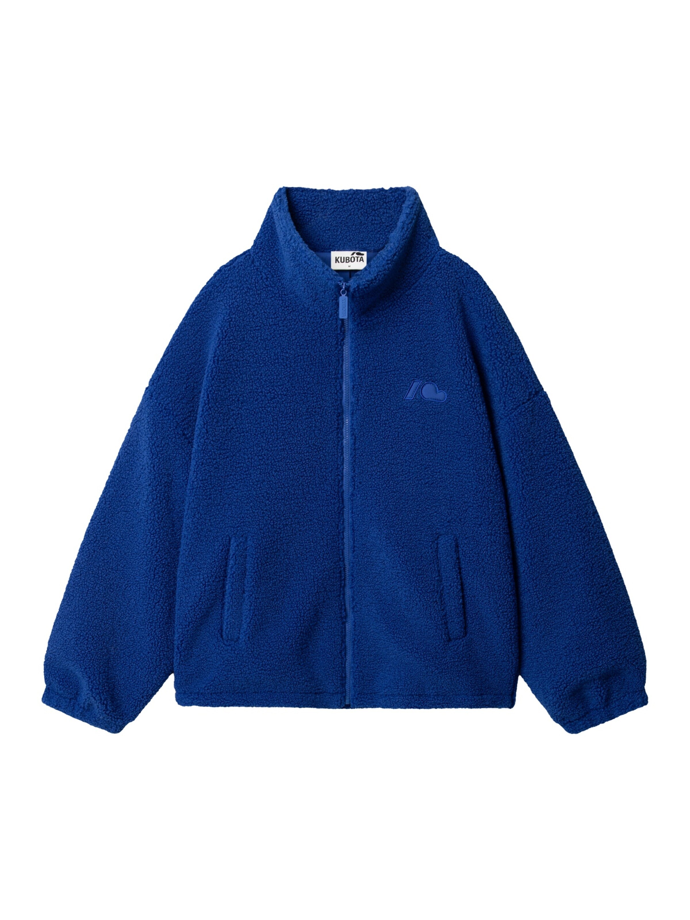 Kubota Sweatshirt 'Kubota Women's Oversized Fleece Sweatshirt Between-seasons Jacket' i blå
