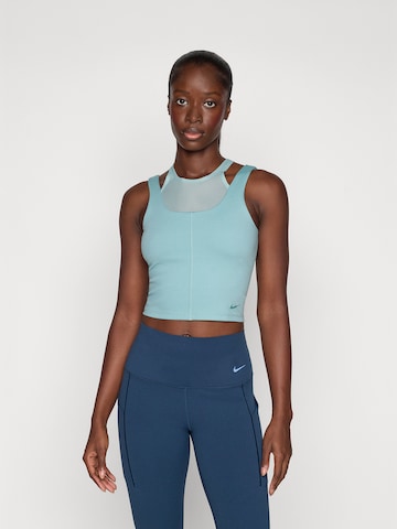NIKE - Top desportivo 'One' em verde: frente