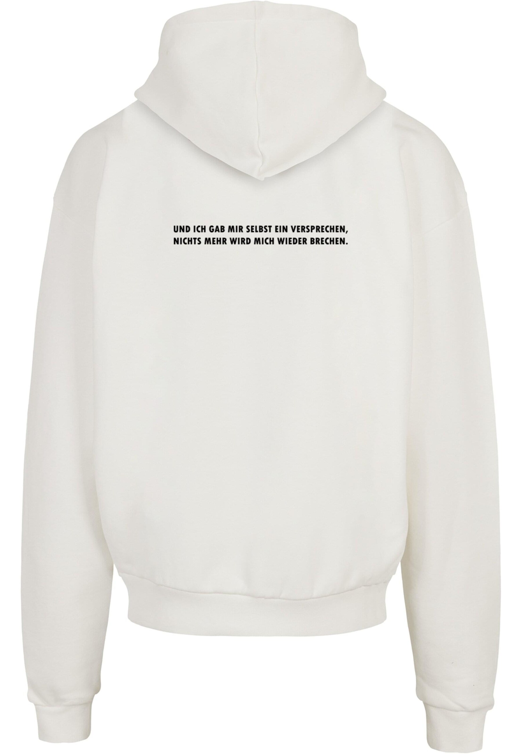 Merchcode Sweatshirt 'Stabil' in Wit