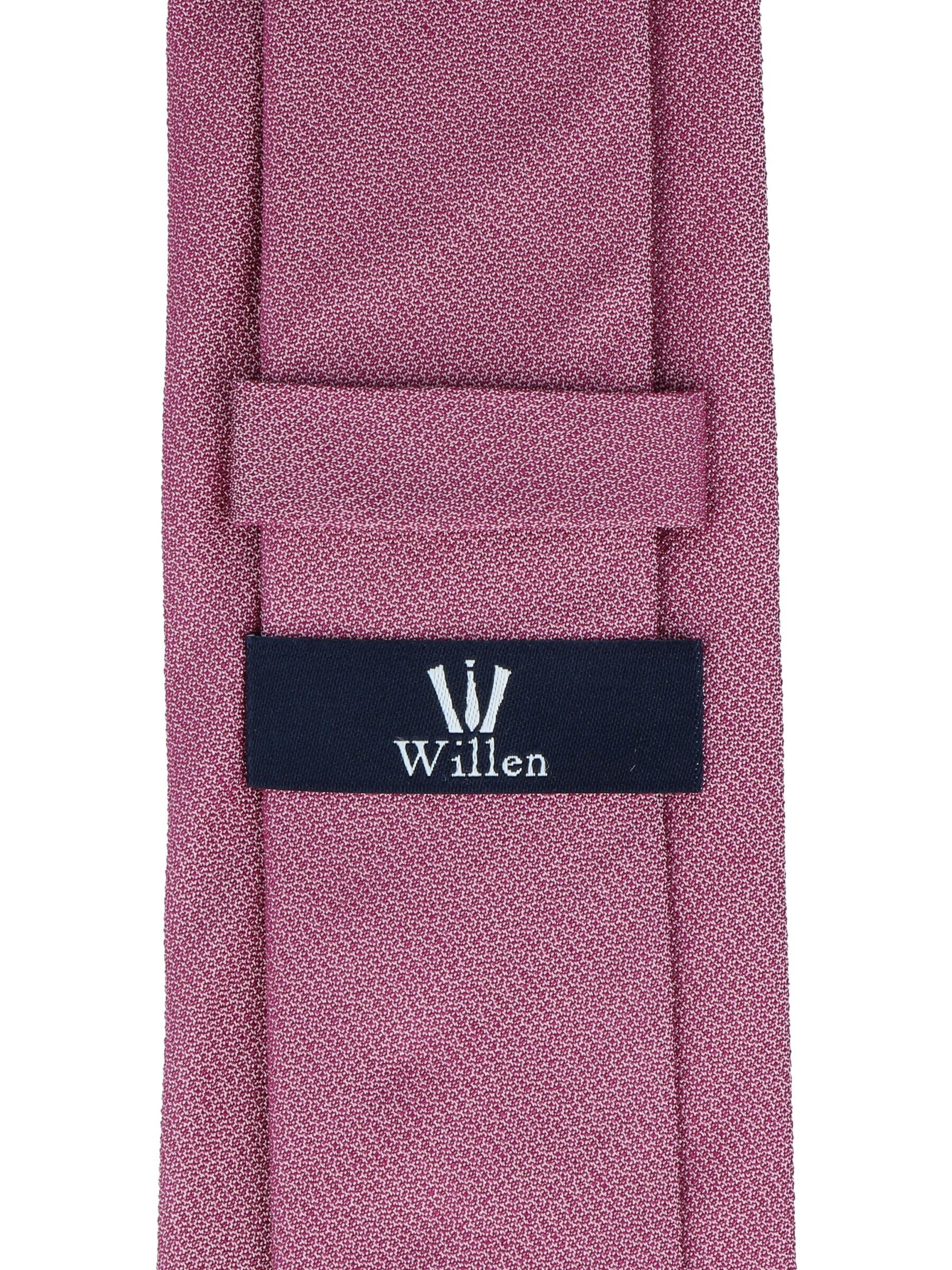 WILLEN Krawatte 'Uni Struktur'‌‌‌‌‌‌ in Pink