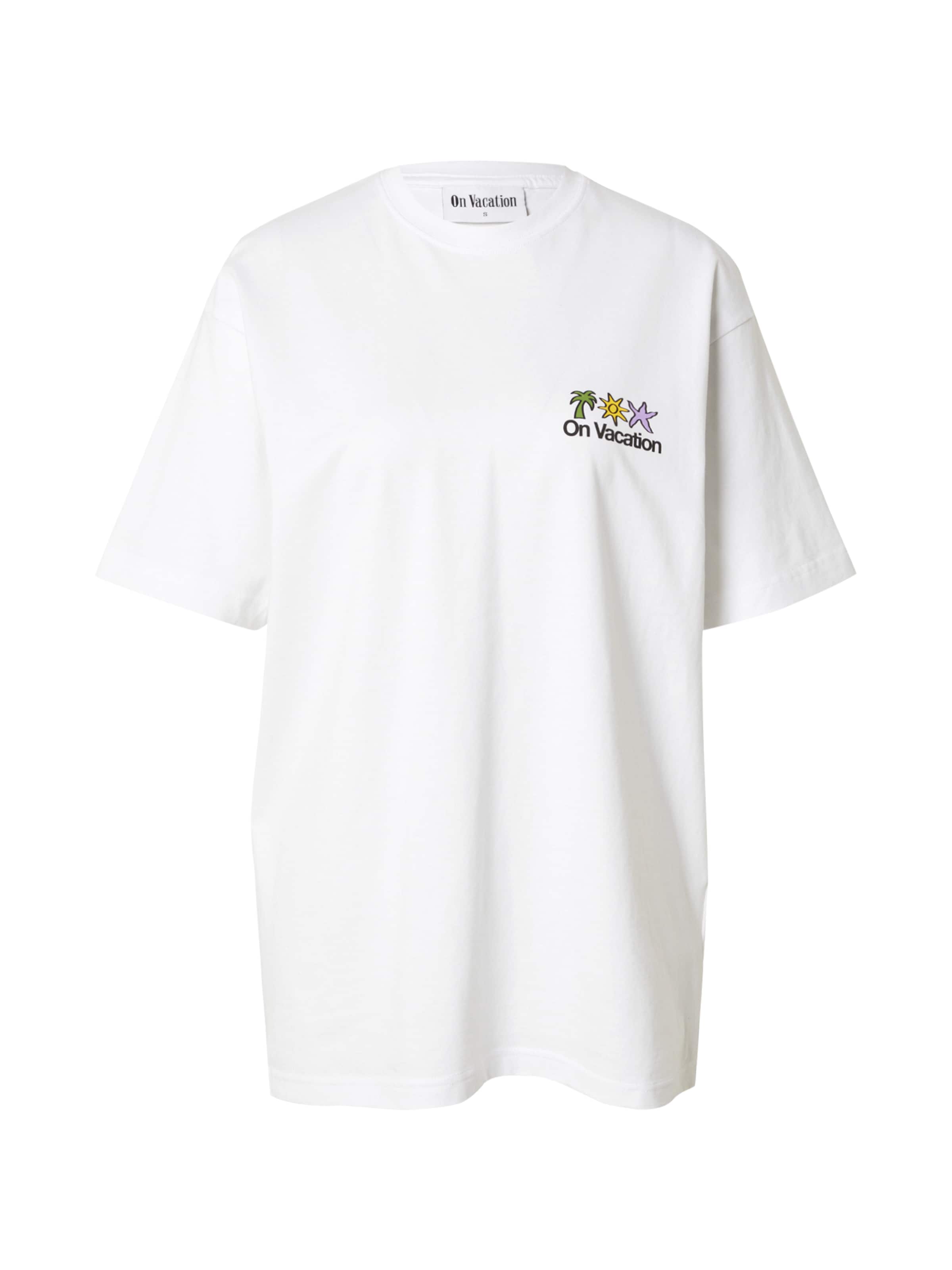 On Vacation Shirt 'Holiday Service' in White: front
