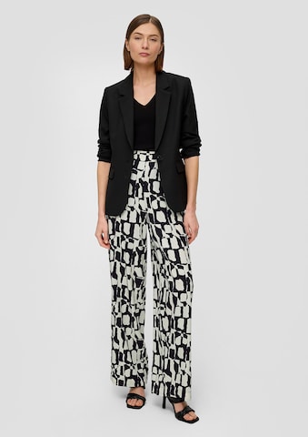 s.Oliver BLACK LABEL Regular Trousers in Black