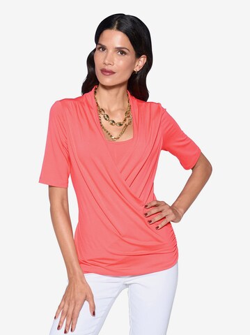 T-shirt heine en orange : devant