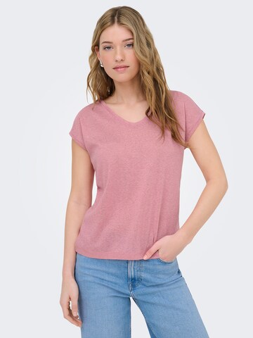 ONLY Shirt 'ONLSilvery' in Pink