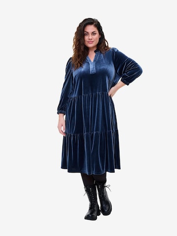 Zizzi Jurk in Blauw: voorkant