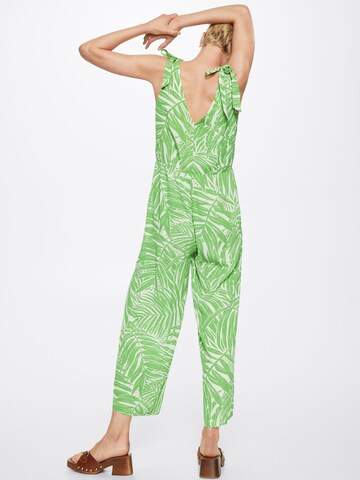 MANGO Jumpsuit 'Emma' in Groen