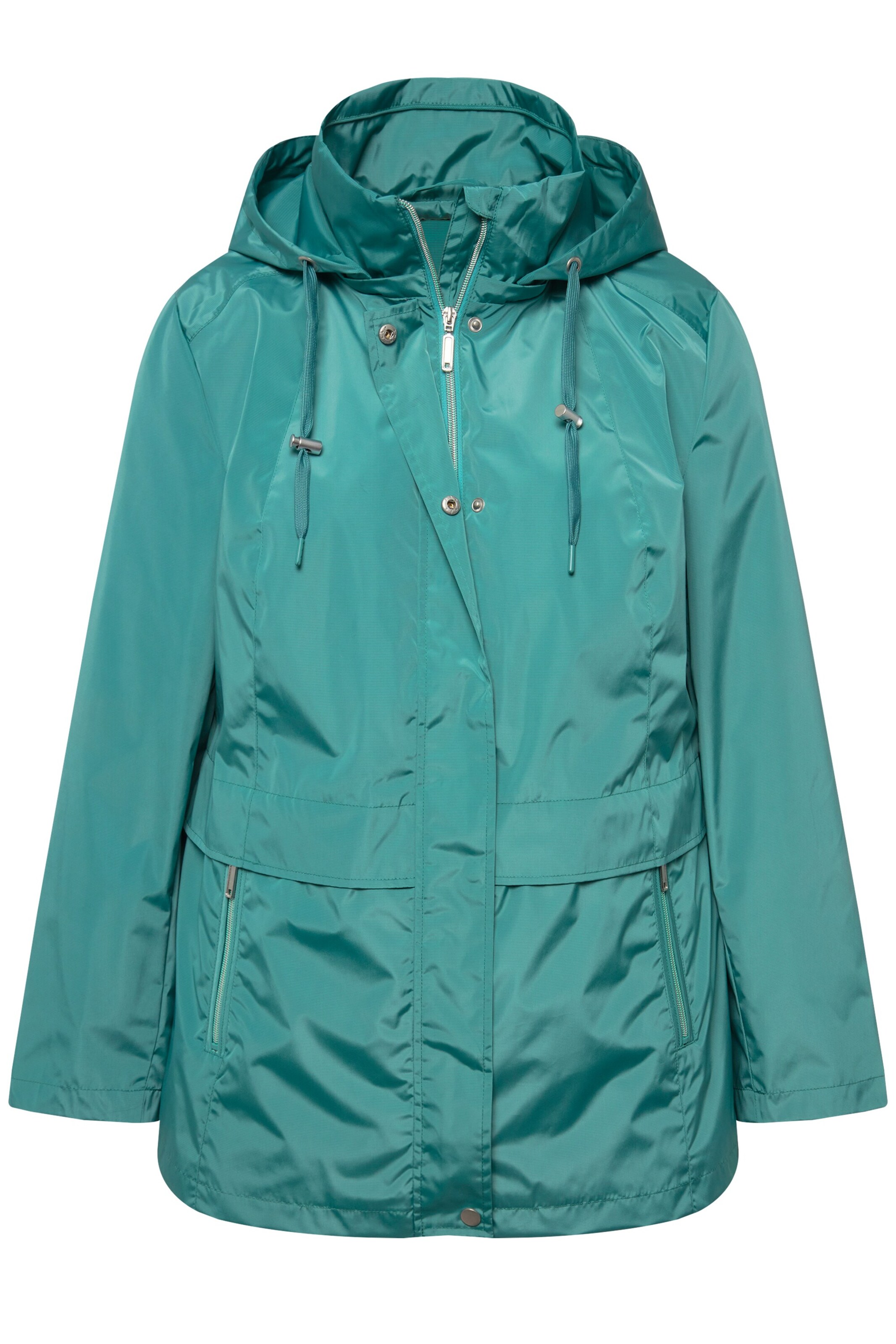 Ulla Popken Tussenjas in Blauw: voorkant