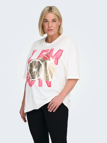 ONLY Carmakoma Póló 'CARKOURTNEY' - fehér