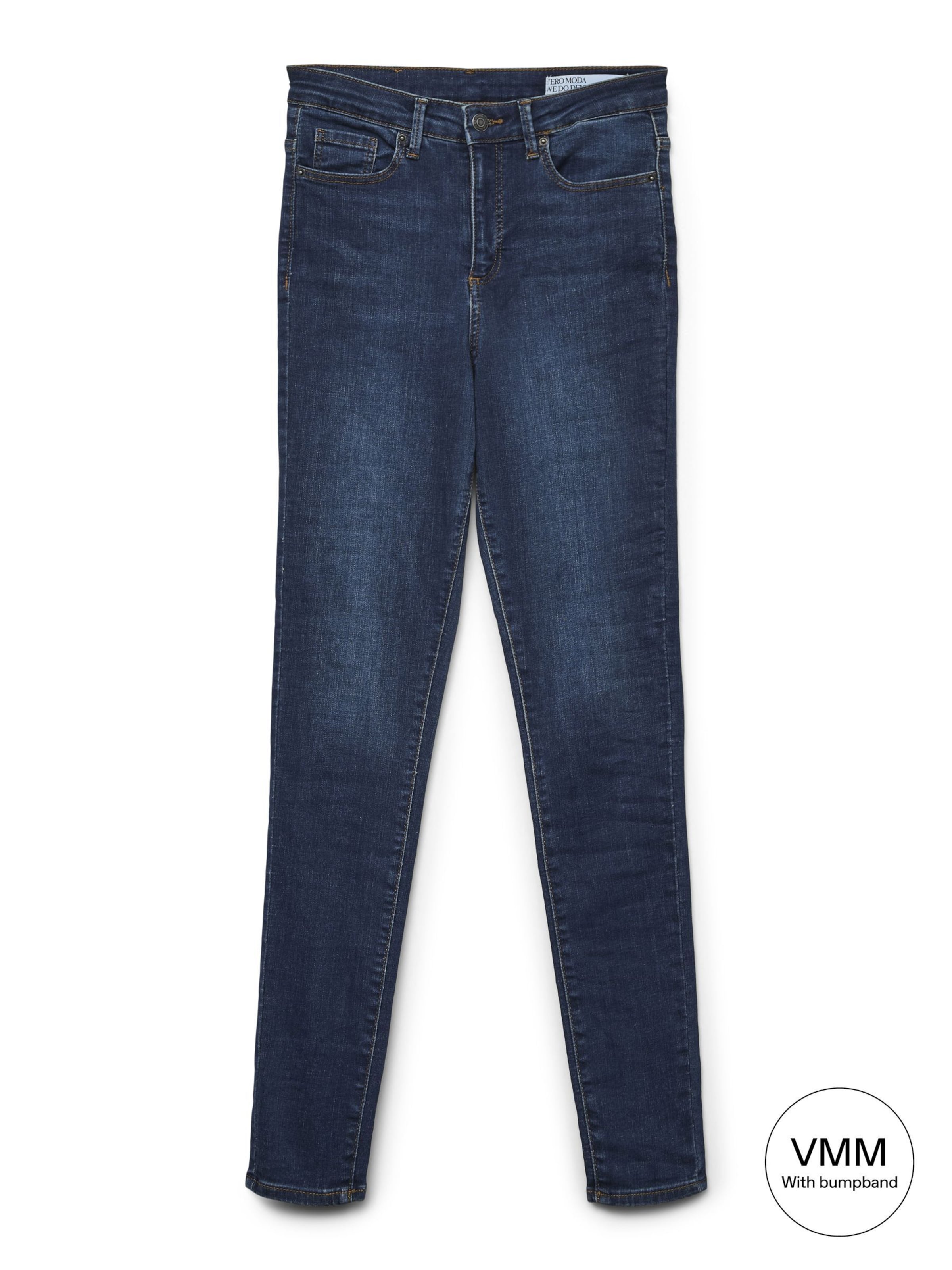 Vero Moda Maternity Skinny Jeans in Blau: Vorderseite