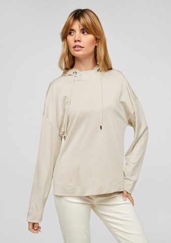 s.Oliver BLACK LABEL Sweatshirt in Beige: predná strana