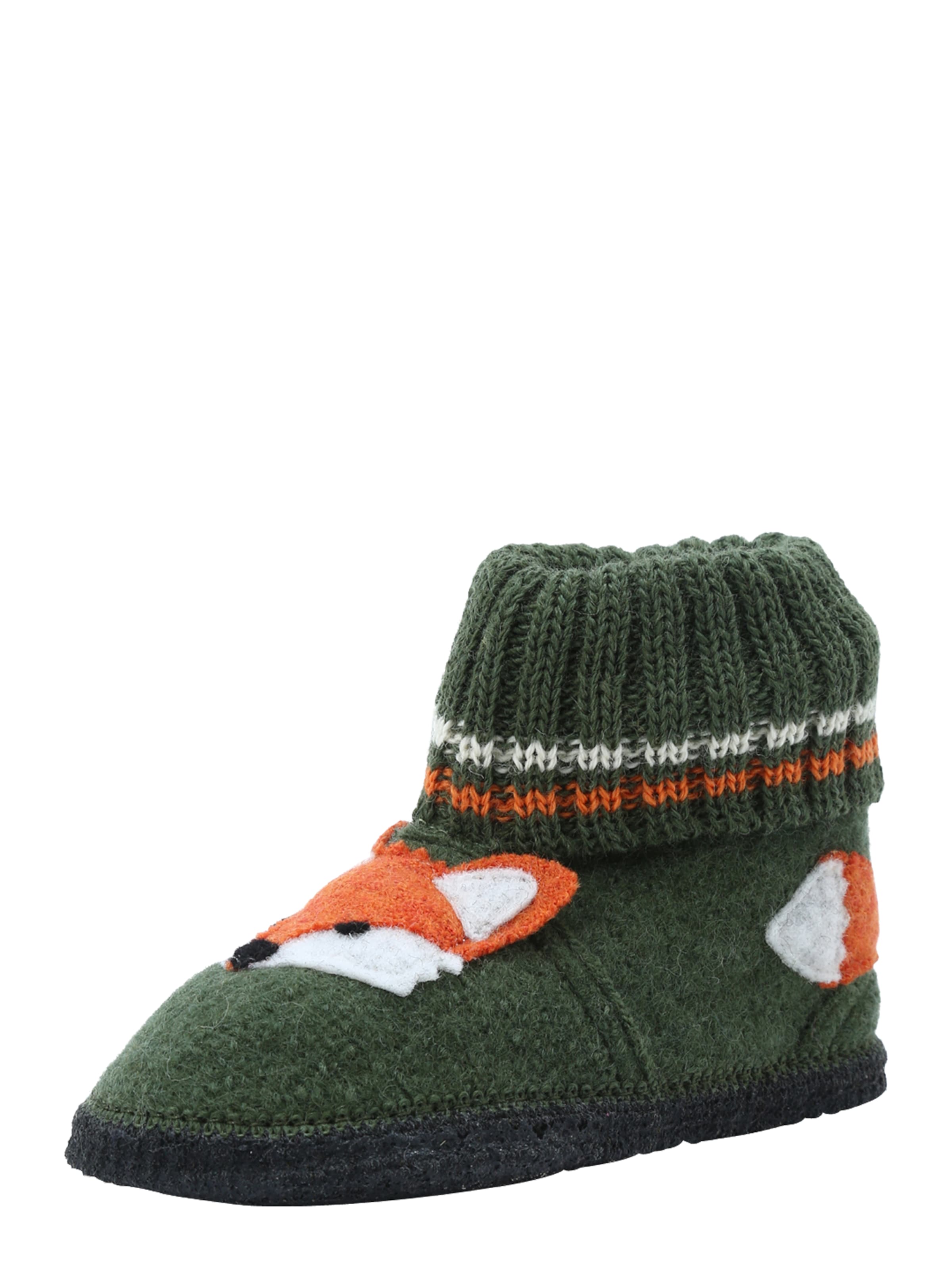 BECK - Zapatillas de casa 'Fuchs' en verde: frente