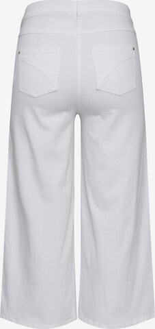 Wide Leg Jean Ulla Popken en blanc