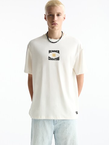 Pull&Bear T-Shirt in Weiß