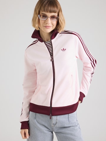 Giacca di felpa 'CLASSIC' di ADIDAS ORIGINALS in rosa: frontale