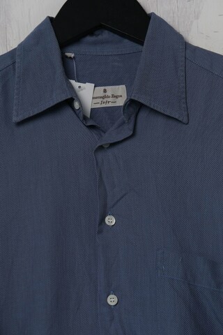 Ermenegildo Zegna Button Up Shirt in S in Blue