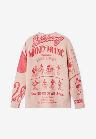 Desigual Strickjacke 'Mickey Mouse' in Rot