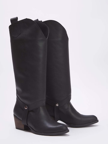 Trendyol Cowboy csizmák - fekete