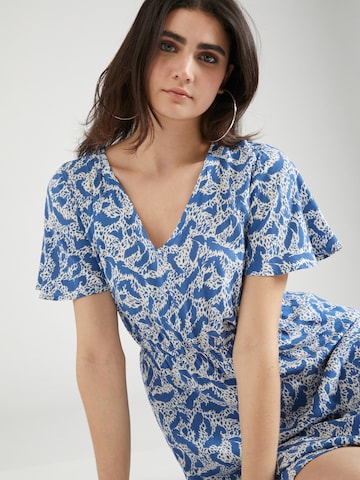 VILA Letní šaty 'CELINA' – modrá