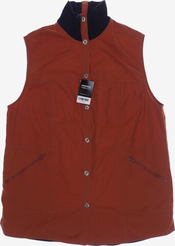 Ulla Popken Vest in XXXL in Brown: front