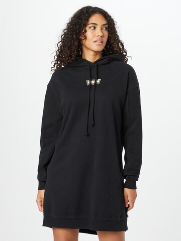 Rochie 'Hoodie Sweatshirt Dress' de la LEVI'S ® pe negru: față