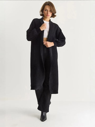 Manteau en tricot Bianco Lucci en noir