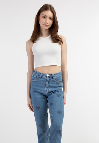 MYMO Top in White: front