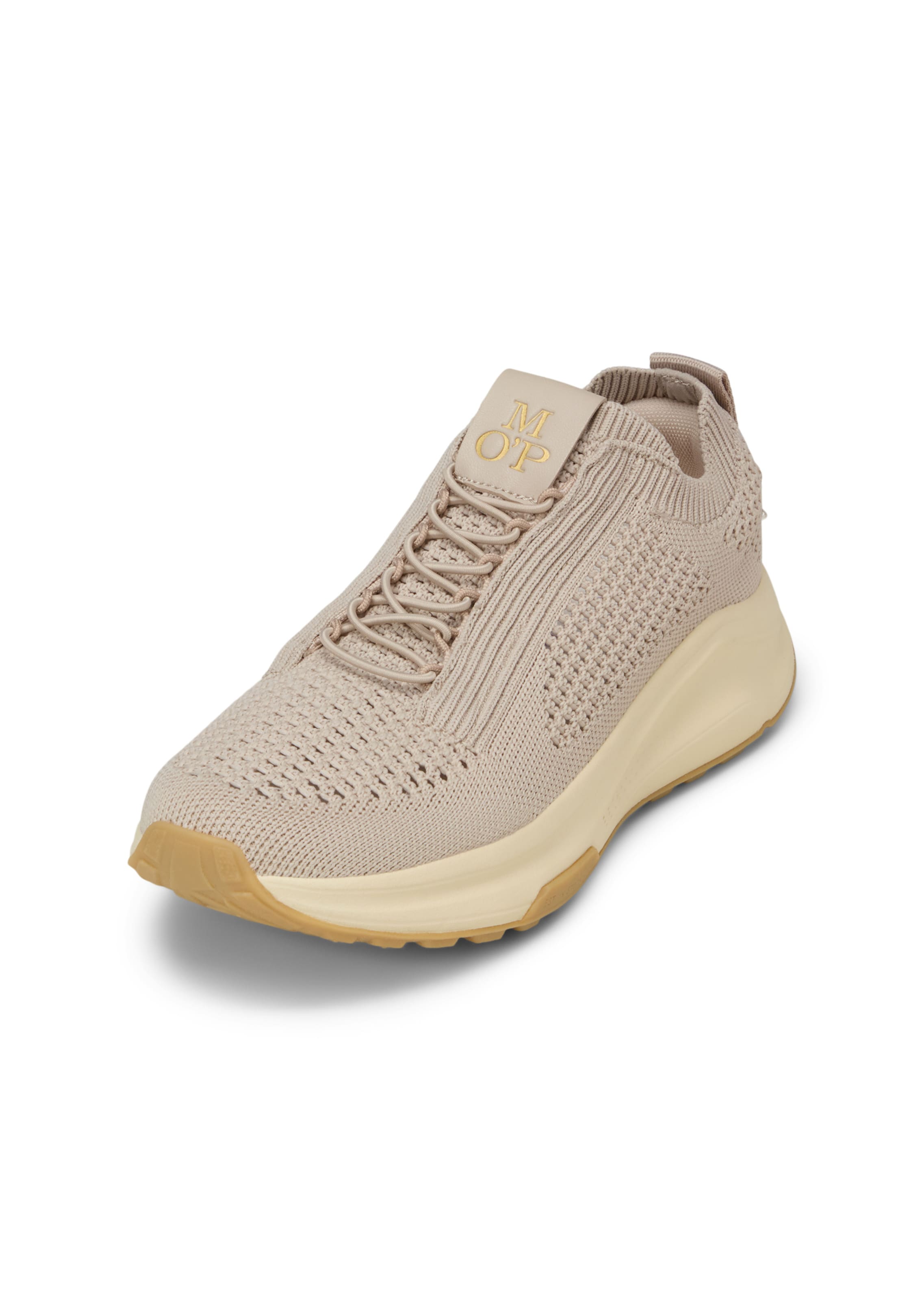 Marc O'Polo Platform trainers 'Liv' in Beige: front