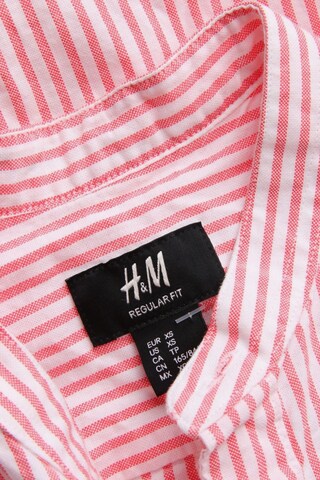 H&M Button Up Shirt in XS in Red