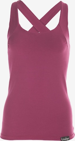 rožinė Winshape Sportiniai marškinėliai be rankovių 'WVR25': priekis