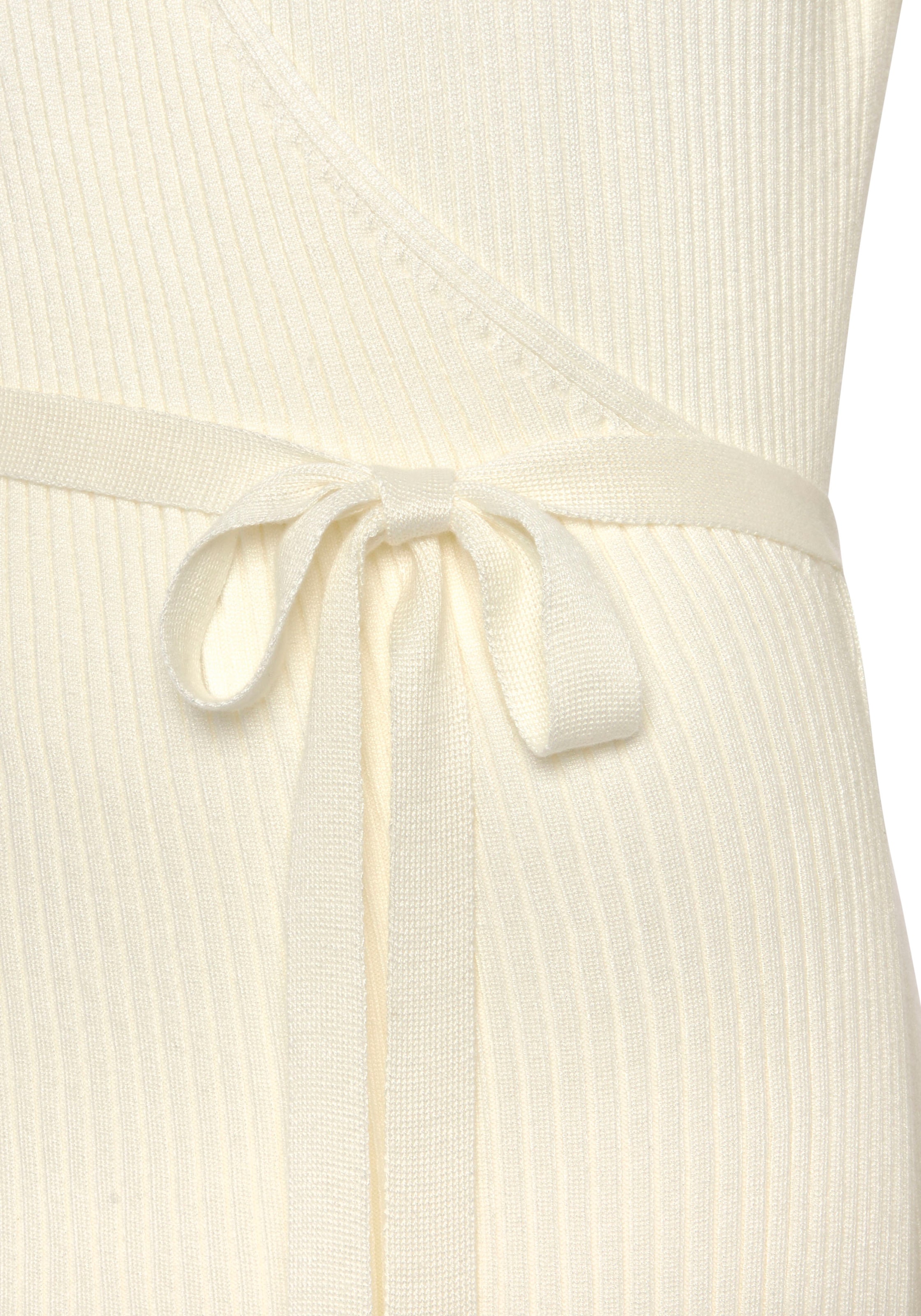 LASCANA Knitted dress in Yellow