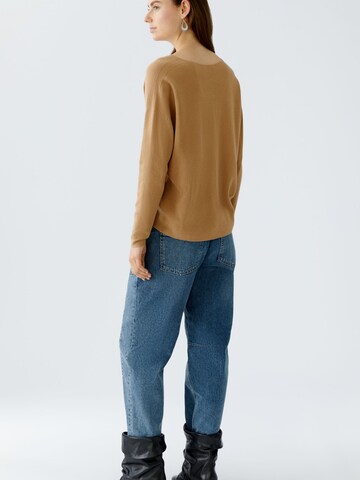 OUI Sweater 'FREYJA' in Brown