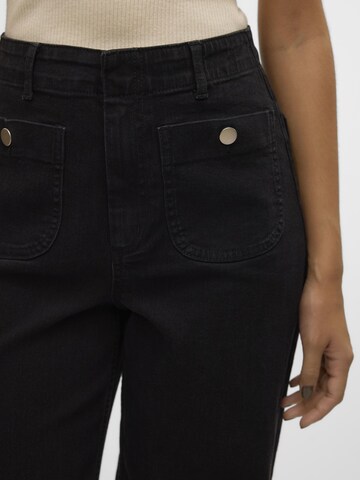 VERO MODA Wide Leg Jeans i sort