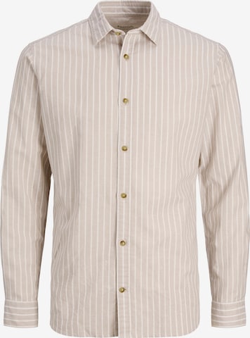 JACK & JONES Overhemd in Beige: voorkant