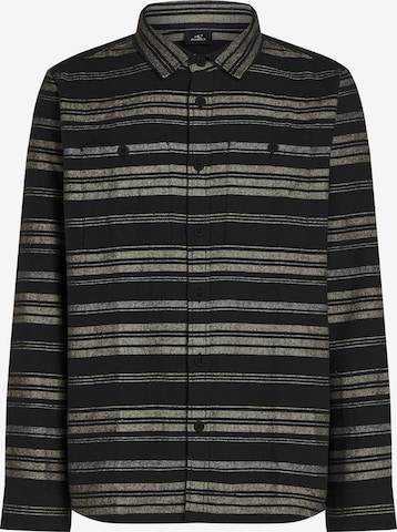 O'NEILLRegular Fit Košulja - crna boja: prednji dio