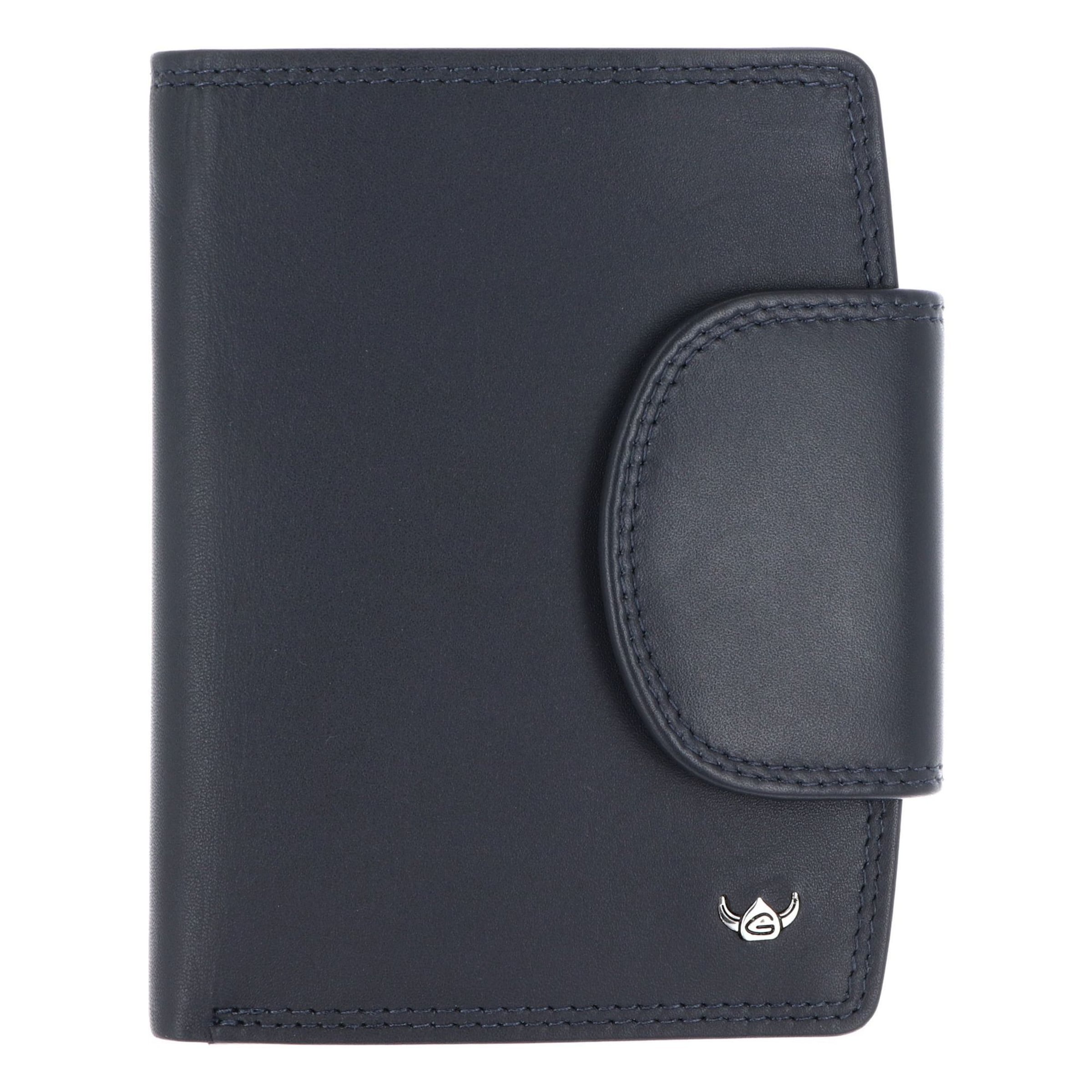Porte-monnaies GOLDEN HEAD en bleu : devant