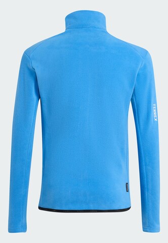 ADIDAS TERREX Athletic fleece jacket 'Kids Multi Full-Zip' in Blue
