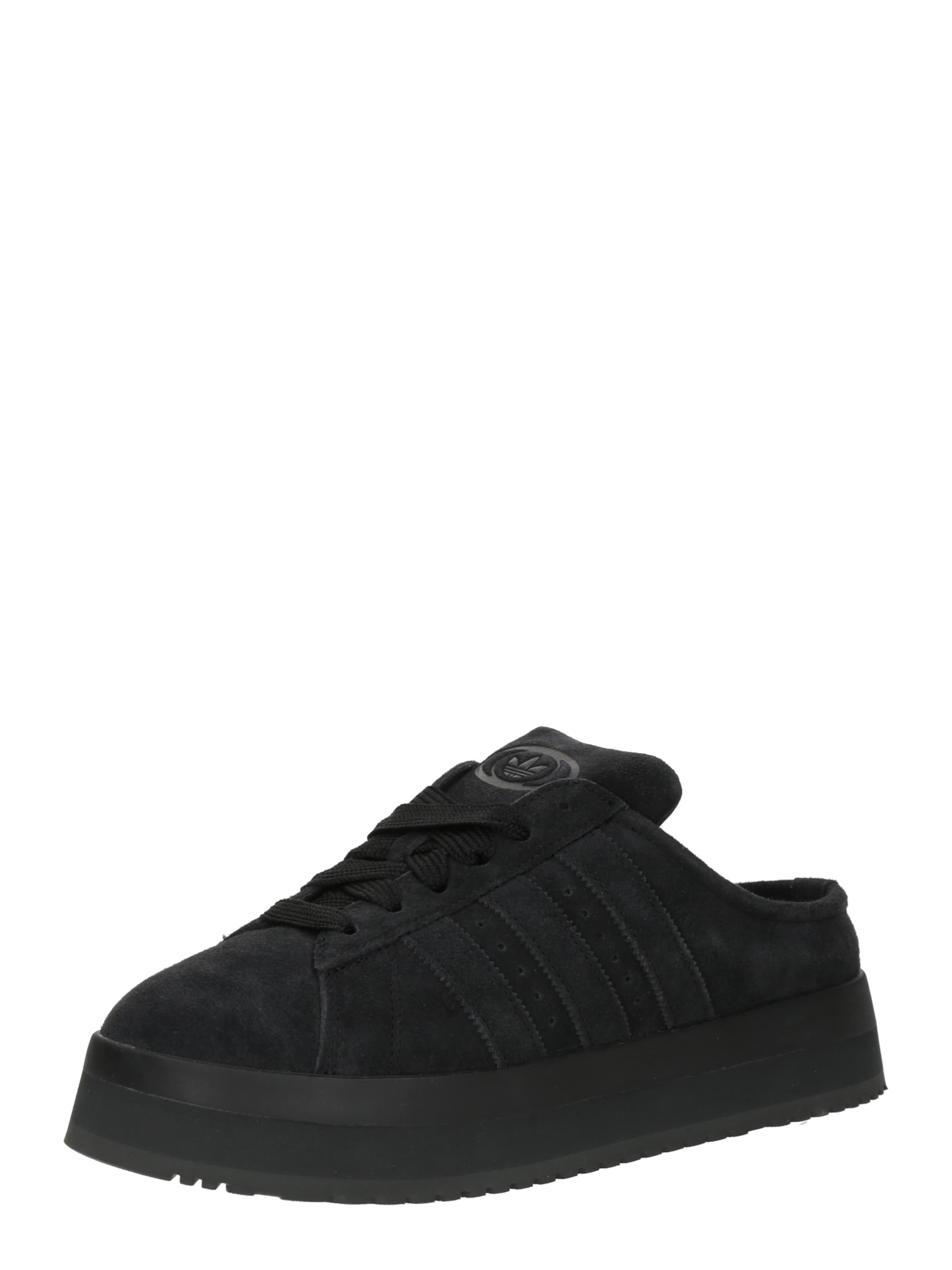 Saboți 'CAMPUS 00s' de la ADIDAS ORIGINALS pe negru: față