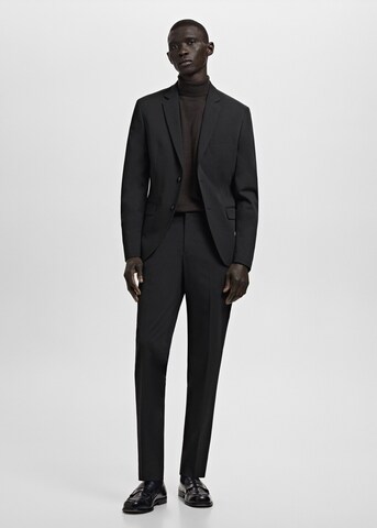 MANGO MAN Super Slim Fit Business Blazer 'Paris' in Black