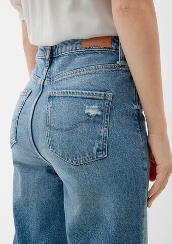 Wide leg Jeans di QS in blu