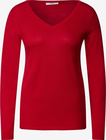 CECIL Pullover in Rot: predná strana