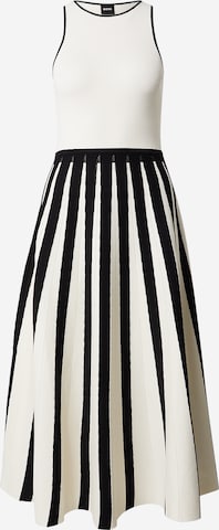 BOSSPletena haljina 'Falendula' - bež boja: prednji dio