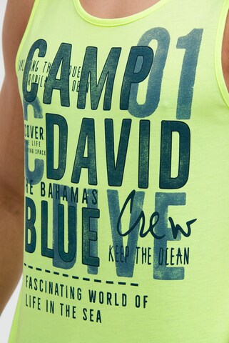 CAMP DAVID Shirt in Yellow